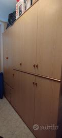 Armadio 5 ante rovere chiaro