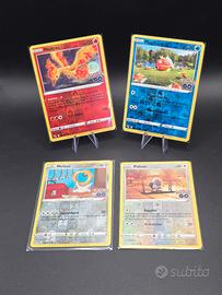 LOTTO CARTE POKEMON SET POKEMON GO REVERSE