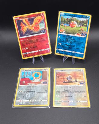 LOTTO CARTE POKEMON SET POKEMON GO REVERSE
