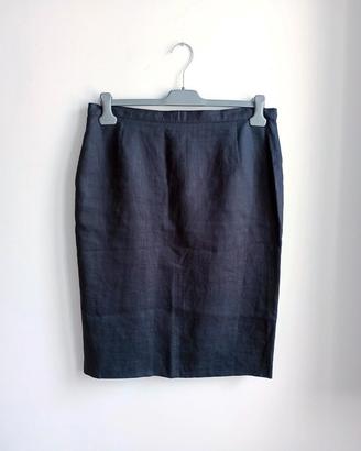 Gonna in lino, vero vintage made in Italy handmade