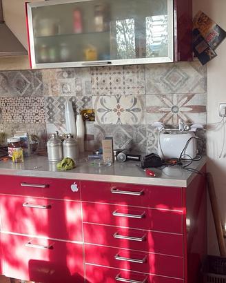 Cucina Ikea  Stile Moderno  Bordeaux  Lucida