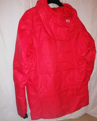 Piumino Ortovox leggero da sci  rosso