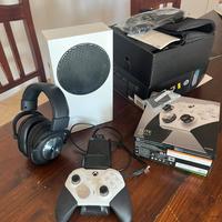 Xbox series s 512gb-Elite pad series 2- cuffie Gpr