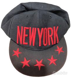 Cappello da Uomo New York con stelle - Colore nero