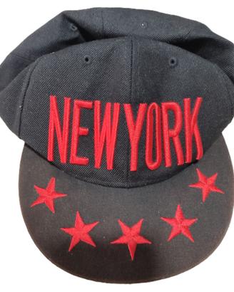 Cappello da Uomo New York con stelle - Colore nero