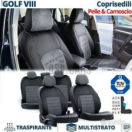 COPRISEDILI Per VW GOLF 8 SU MISURA Pelle e Scamos