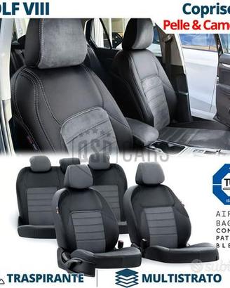 COPRISEDILI Per VW GOLF 8 SU MISURA Pelle e Scamos