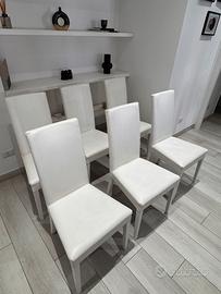 6 Sedie COPENHAGEN Connubia Calligaris