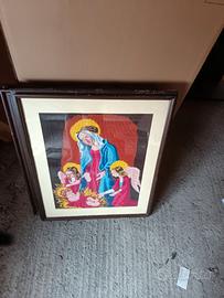 Quadro all uncinetto 