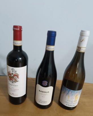 3 bottiglie special: Chianti, Barolo e Moscato