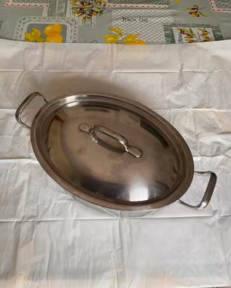 Pentola rostiera ovale inox