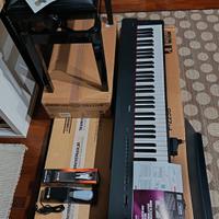 Piano digitale Yamaha p 225 b con accessori