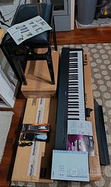 Piano digitale Yamaha p 225 b con accessori