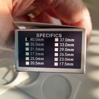 Due confezioni da 50pz di oblò per monete 40mm