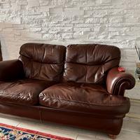 Divano Frau marrone anni 80