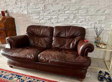 Divano Frau marrone anni 80