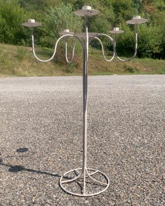 Candelabri a5braccia bianchi