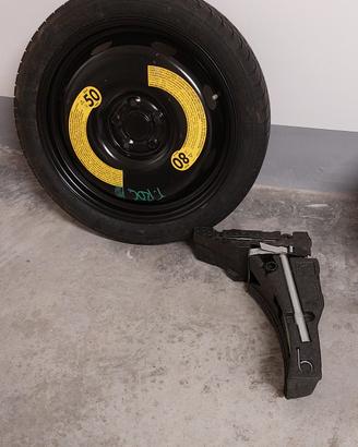 Ruotino da 18 per VW T-Roc con crik