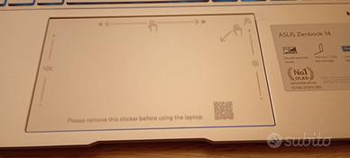 Notebook ux3405ca touch screen