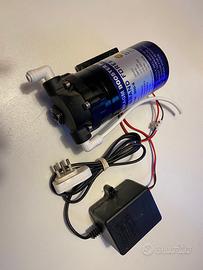 Impianto osmosi pompa booster + trasformatore