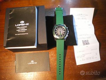 Orologio cronografo subacqueo Lorenz (mai usato !)