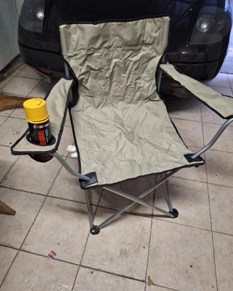 Bertoni 1 sedia campeggio pieghevole in alluminio 