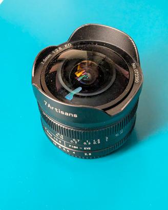 obiettivo 7 artisan 7,5mm 2.8 Mark II
