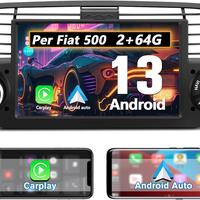 autoradio ANDROID/IOs per fiat 500 2007-2015 NUOVO