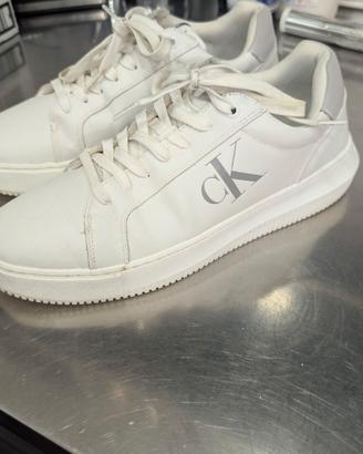 SCARPE BIANCHE CALVIN KLEIN 43 Nuovissime