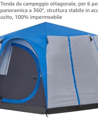 Coleman Tenda da campeggio ottagonale 6/8 persone 