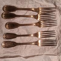 5 forchette antiche 