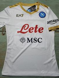 Maglia Napoli Koulibaly Away Shirt Gold jersey Ucl