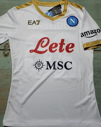 Maglia Napoli Koulibaly Away Shirt Gold jersey Ucl