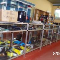 VETRINE ESPOSITIVE IN ALLUMINIO 100X60X80