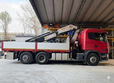 SCANIA R164 480 V8 – 3 Assi con Gru PM 28 SP