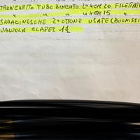 Stock idraulico tronchetti zincati e saracinesche