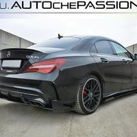 Coppia splitter minigonne racing per Mercedes CLA 