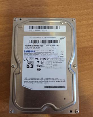Hard disk HD103SI da 1Tb