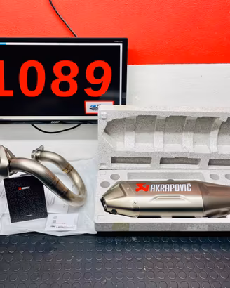 SCARICO COMPLETO AKRAPOVIC EVO LINE HONDA CRF 450 
