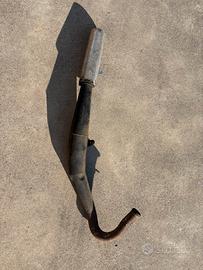 Marmitta cagiva aletta oro 125