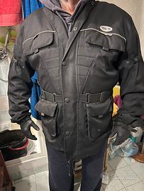Giacca Moto Trevi con protezioni 4tasche cinta XXL