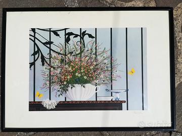 Stampa con cornice nera