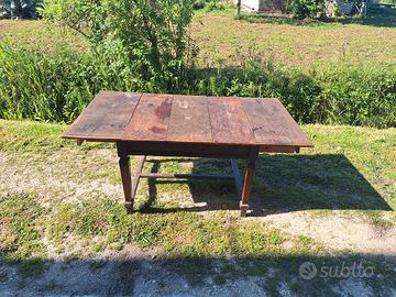 tavolo arte povera legno