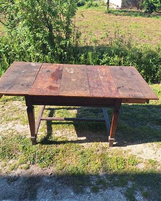 tavolo arte povera legno