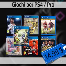 Vari giochi per PS4 e PS4pro