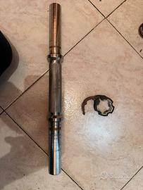 Coppia manubri acciao con blocca pesi