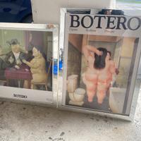 Coppia vecchi manifesti originali BOTERO