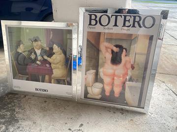 Coppia vecchi manifesti originali BOTERO