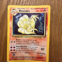 Pokemon Ninetales 12/102 holo set base ita