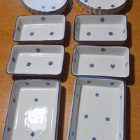 Set 8 pirofile in ceramica da forno 